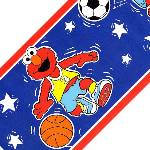 Elmo Sports Elmo Wallpaper Accent Border Sesame Street Target