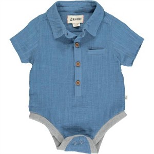 Gender Neutral Kid's Helford Woven Onesie - ME & HENRY - 1 of 1