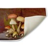 Stupell Industries Mushrooms & Ferns on Blue Printed Plush Bathroom Floor Mat, design by Tim Coffey - 2 of 4