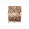 Cheer Collection Luxuriously Soft Faux Fur Throw Blanket - Marble Chocolate - 4 of 4