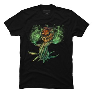 Men's Design By Humans Halloween Pumpkin Fun T-Shirt for Men Women By Dzuu T-Shirt - Black - 4X Large - 1 of 4