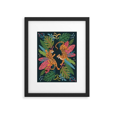 Avenie Jungle Cats Framed Wall Art - Deny Designs