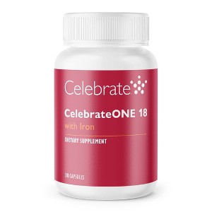 CelebrateONE 18 Once Daily Bariatric Multivitamin with Iron Capsules - 1 of 4