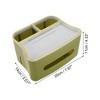 Unique Bargains Durable Wall Mount Tissue Box Cover 1 Pc - 2 of 3