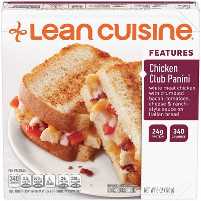 Lean Cuisine Casual Cuisine Frozen Chicken Club Panini - 6oz