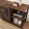 TV Stand for 65+ Inch TV, Industrial Entertainment Center TV Media Console Cabinet - 3 of 4