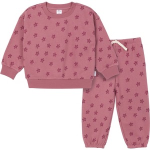 Gerber Baby & Toddler Girls' Fleece Set, 2-Piece - 1 of 4