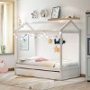 Streamdale House Bed with Trundle, can be Decorated, White - 4 of 4