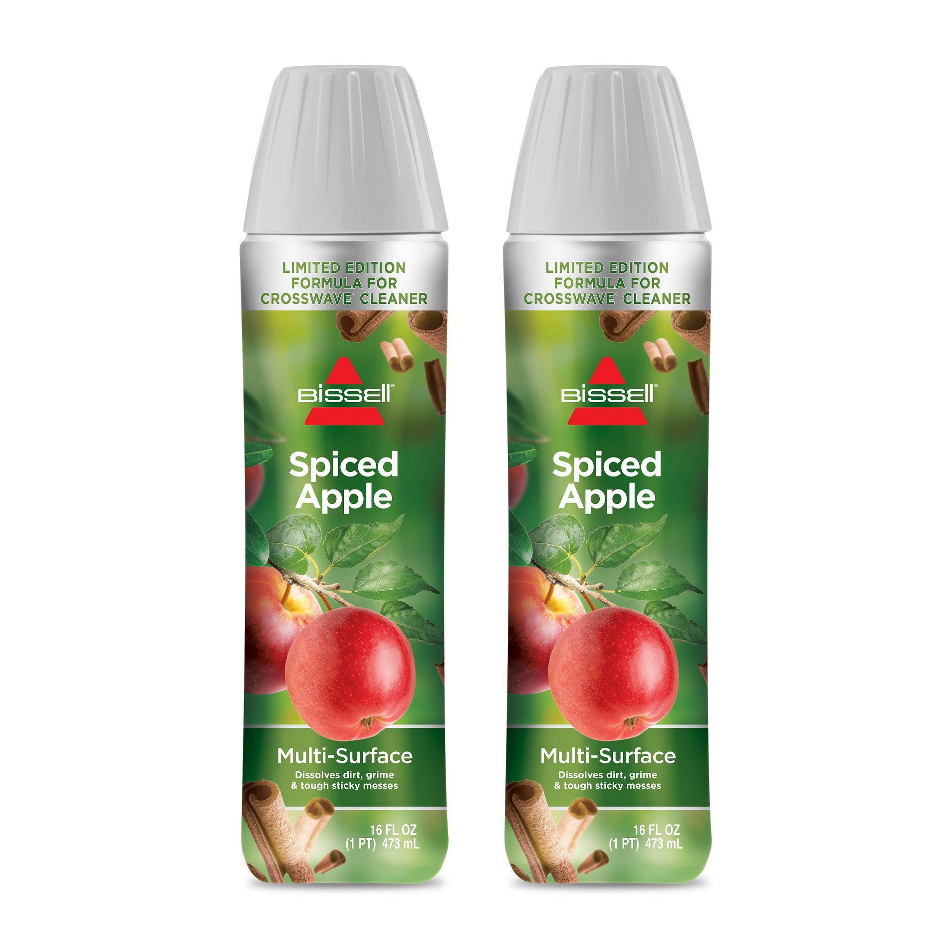 BISSELL Limited Edition Spiced Apple Multi-Surface Formula 2pk - 3892: Liquid Cleaner for Sealed Hard Floors