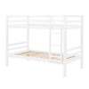 AZL1 Life Concept Beds Twin Heavy Duty Support High Guardrail Durable Construction Space-Saving for Kids Room, White, 79.13"*43.31"*61.81" - 3 of 4