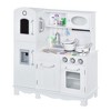 Qaba Pretend Play Kitchen with Sound Effects and Stove Lights, Kids Kitchen Playset with Storage, Water Dispenser for 3-6 Years Old - 4 of 4