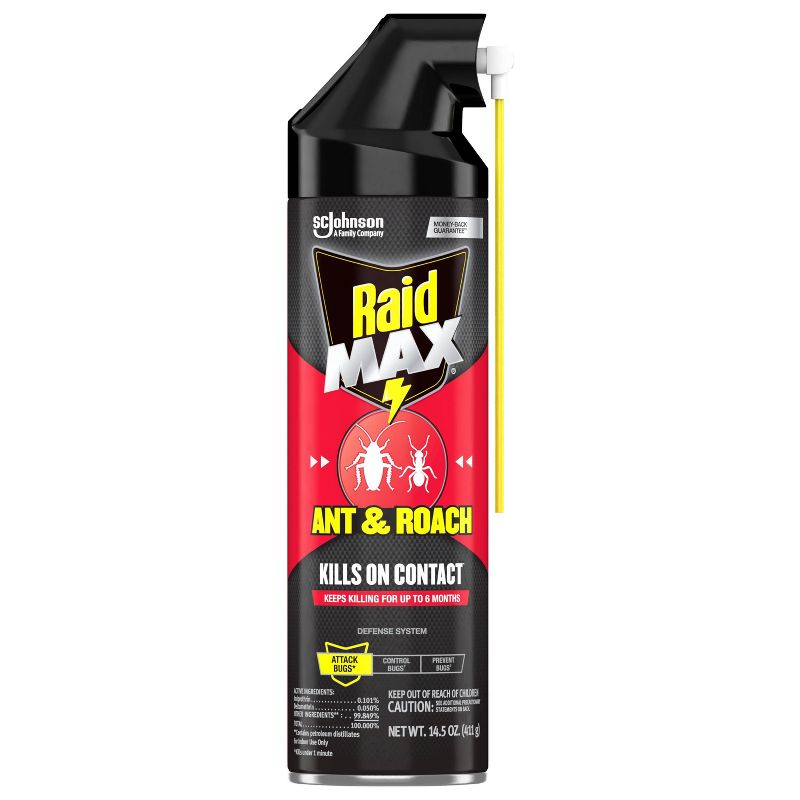 Raid Max Ant and Roach Pesticide - 14.5oz, 1 of 19