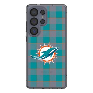 NFL AFC Teams Plaid Clear Cell Phone Case for Samsung Galaxy - 1 of 4