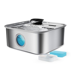 Oneisall PW07 Standard (3 Filters) Pet Automatic Water Fountain: 10L/2.6Gal, Multi-Filtration, LED, Ultra-Quiet (Black Friday Sale) - 1 of 4