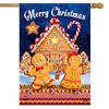 Briarwood Lane Christmas House Flag 40x28 For Outdoor Gingerbread House For Christmas House Flag - 2 of 4