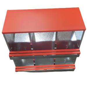 Chicken Nesting Box and Chicken Cage for Egg Laying, with A Hollow Design; A Poultry House for Pets, Serving as A Habitat for Chicken Production - 1 of 4