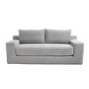 Vynxaria Loveseat Sofa with Memory Foam & Steel Frame - No Assembly, Convertible Design - 3 of 4