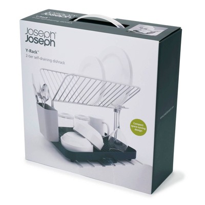 Joseph Joseph Y-rack 2-tier Dish Drainer - Gray