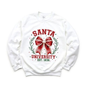 Simply Sage Market Women's Graphic Sweatshirt Santa Coquette - 1 of 4