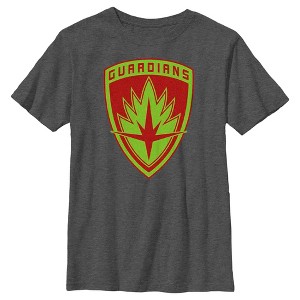 Boy's Guardians of the Galaxy Holiday Special Guardians Badge T-Shirt - 1 of 4