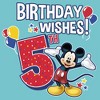 Girl's Disney Mickey Mouse 5th Birthday Wishes T-Shirt - 2 of 4