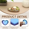 Unique Bargains Stainless Steel Decorative Heart Shape Jewelry Serving Trays for Candle Drink - 3 of 4