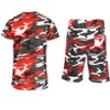 Galaxy By Harvic Men's Slim Fit  2-Piece Camo Short Sleeve Tee  And Shorts Set - 2 of 4