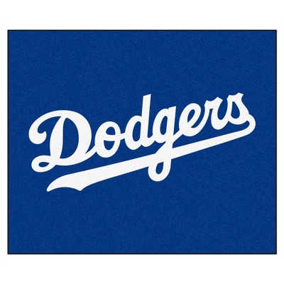 MLB Los Angeles Dodgers 5'x6' Script Rug