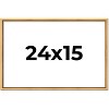 PosterPalooza | Classic Modern Gold Picture Frame - UV Acrylic, Backing Board, Hanging Hardware Included - 2 of 4