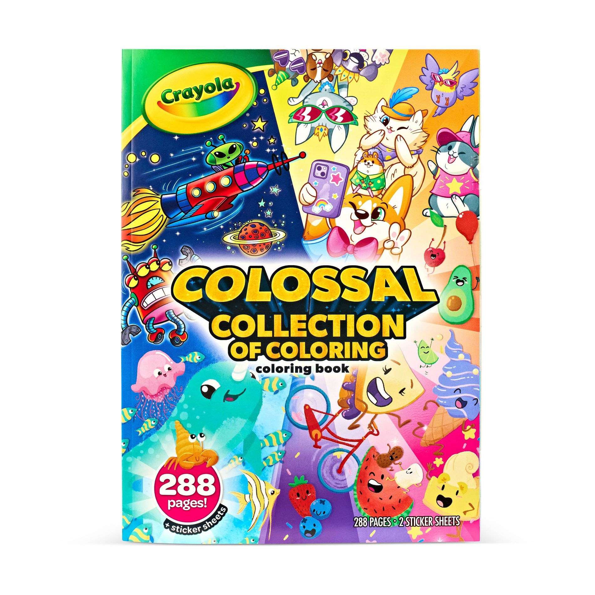 Crayola 288 Pages Colossal Collection of Coloring 10.75"x7.75"