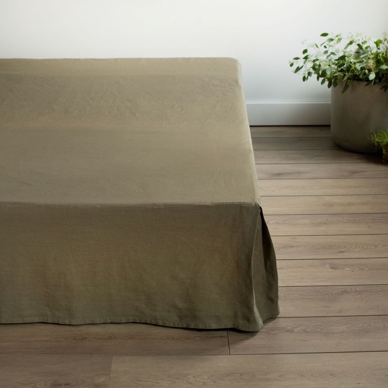 100% French Linen Bedskirt | BOKSER Home, 3 of 6