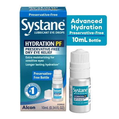 Systane Hydration Multi-Dose Preservative Free Dry Eye Drops - 0.34 fl oz