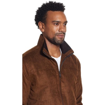 Weatherproof MICROSUEDE STAND COLLAR BOMBER JACKET Dark Almond X-Large — фото 7