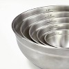 YBM Home Stainless Steel Deep Mixing Bowl 10.25 inches Diameter - Silver, 5  Quart