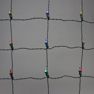 Philips 99ct 4' x 6' LED Dazzle Mini Net String Lights Multicolor with Green Wire