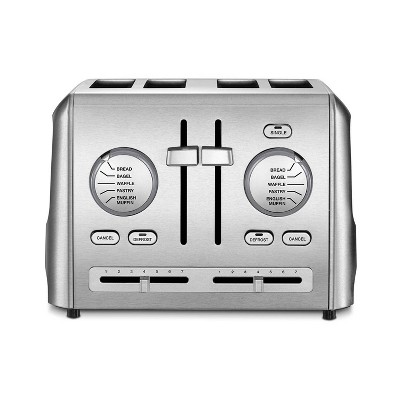 Cuisinart 4 Slice Digital Toaster W/ Memoryset Feature - Stainless Steel -  Cpt-740 : Target