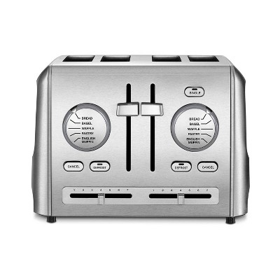 Cuisinart 4-Slice Brushed Stainless Hybrid Toaster