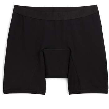 Tomboyx Women's First Line Period Leakproof 4.5 Inseam Boxer Briefs  Underwear, Soft Cotton Stretch Comfortable (3xs-6x) X= Black Xxx Large :  Target