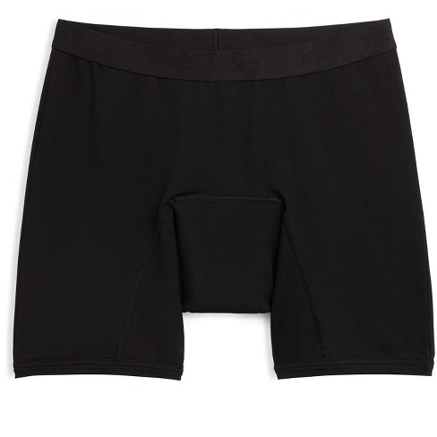 Tomboyx Women's First Line Period Leakproof 9 Inseam Boxer Briefs Underwear,  Soft Cotton Stretch Comfortable (xs-6x) X= Black 5x Large : Target