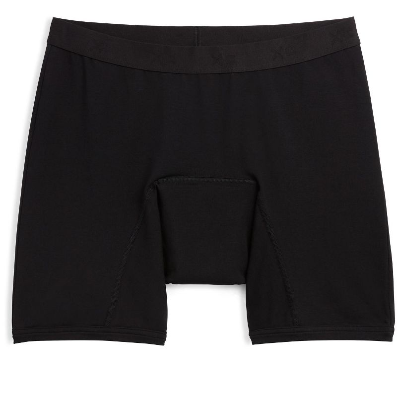 TomboyX Women's First Line  Period Leakproof 9" Inseam Boxer Briefs Underwear, Soft Cotton Stretch Comfortable (XS-6X), 1 of 6