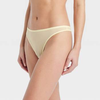 Women's Laser Cut Hipster Underwear - Auden™ Soft Beige M : Target