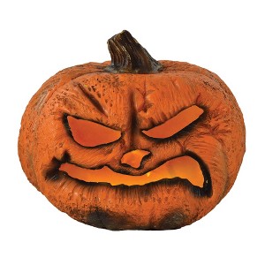 Tekky LED Flickering Flame Rotted Pumpkinâ„¢, Orange - 1 of 2