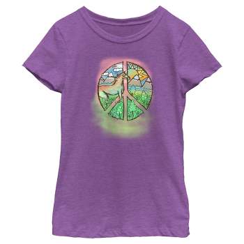 Girl's Lost Gods Peace and Horses T-Shirt