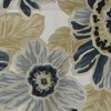 RLF Home Verona Petticoat Modern Premium Design Printed Valance 3" Rod Pocket 50" x 15" Blue/Gray - 3 of 4