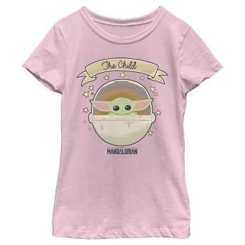 Girl's Star Wars The Mandalorian The Child 2D Bassinet T-Shirt