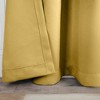 Classic Modern Solid Room Darkening Semi-Blackout Curtains, Grommets, Set of 2 by Blue Nile Mills - 3 of 4