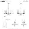 Livex Lighting Karlstad 5 - Light Chandelier in  Brushed Nickel - 4 of 4
