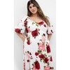 Women's Plus Size Mindy Rose Maxi Dress - print | CITY CHIC - 4 of 4
