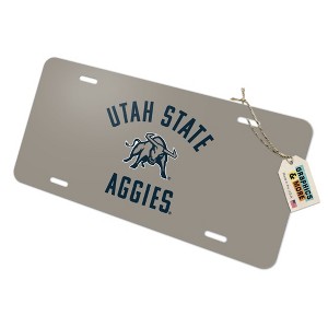 Utah State University Aggies Logo Novelty Metal Vanity Tag License Plate - 1 of 4