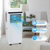 8000 BTU White Portable Air Conditioner, 3 In 1 AC Unit Cooling Up to 350 Sq.Ft,Cooler, Dehumidifier and Fan, Remote, LED Display, Mount Kit - 3 of 4